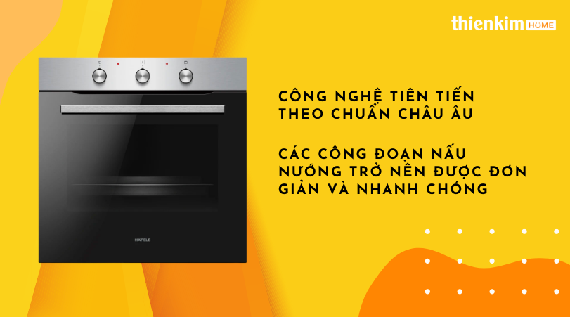 Lò nướng âm tủ Hafele HO-K60C 535.62.591 công nghệ tiên tiến